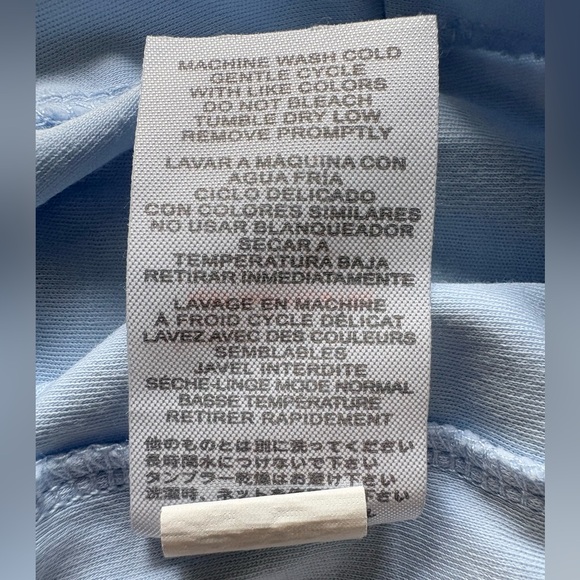 Kissy Kissy soft blue basic cotton footie- Pima cotton- made in Peru- 0-3 months - Picture 15 of 15